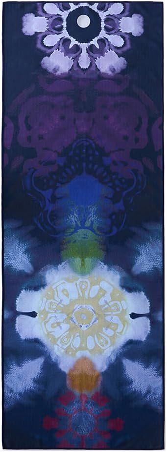 Manduka Yogitoes Hot Yoga Mat Towel - 71" | Moisture Activated Grip | Patented Silicone Nubs | Highly Absorbent, Durable & Easy Care | Made from Recycled Materials | 71 x 24 Inches