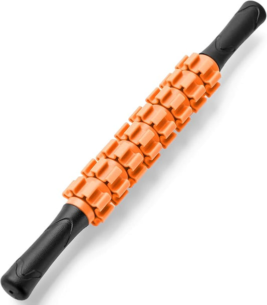 Muscle Roller Stick, Muscle Roller, Liposuction Massage Roller for Lymphatic Drainage, Massager Stick for Relief Muscle Soreness, Trigger Points, Help Exercise Runner Legs, Back Recovery