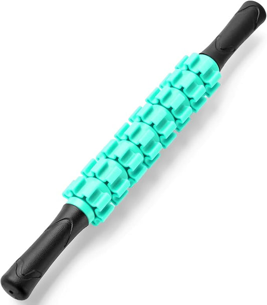 Muscle Roller Stick, Muscle Roller, Liposuction Massage Roller for Lymphatic Drainage, Massager Stick for Relief Muscle Soreness, Trigger Points, Help Exercise Runner Legs, Back Recovery