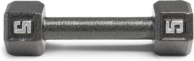 Marcy Cast Iron Hex Dumbbells Collection - Available size from 3-lb to 100-lb, SOLD INDIVIDUALLY