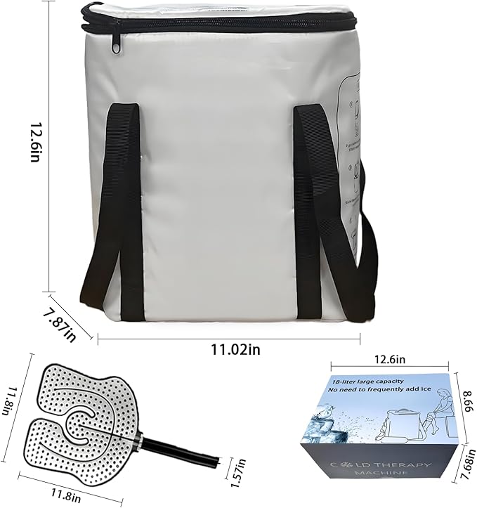 Cold Therapy Machine with Programmable Timer,Cold Compress Machine, Shoulder ice Pack for Portable Water-Cooled, Knee Joint Ice Therapy Machine, Cold Therapy Machine for Relieving Body Pain