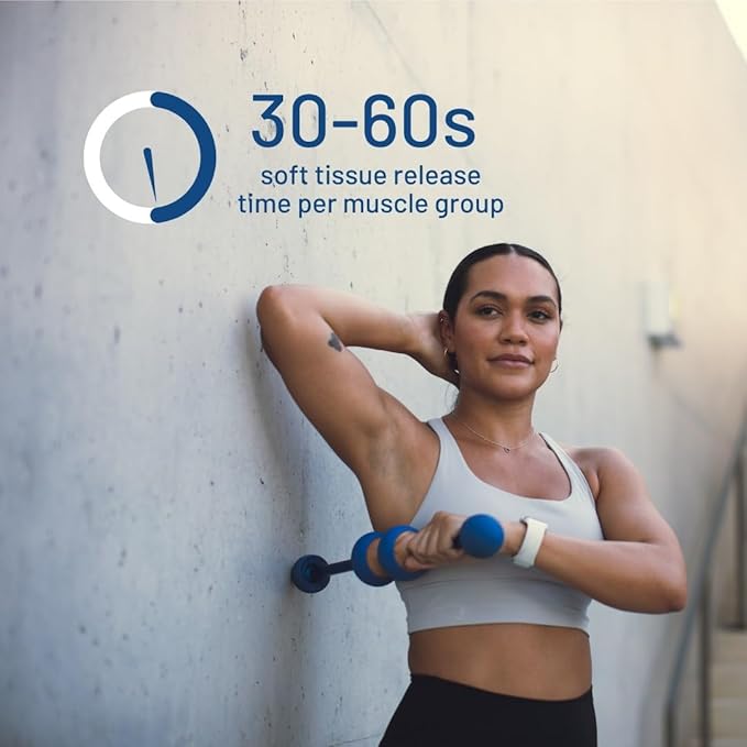 MOBO 7-in-1 Muscle Roller Stick – Full-Body Massage Roller for Myofascial Release, Trigger Point Therapy, Muscle Recovery, Deep Tissue Leg & Back Pain Relief, Physical Therapy, Gym & Travel Use