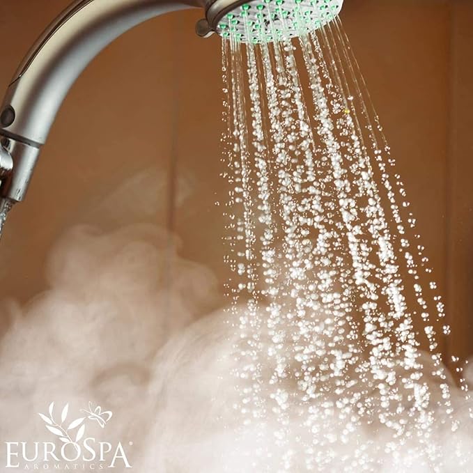 EuroSpa Aromatics Pure Eucalyptus Oil ShowerMist and Steam Room Spray, All-Natural Premium Aromatherapy Essential Oils - Citrus Infused, 2oz