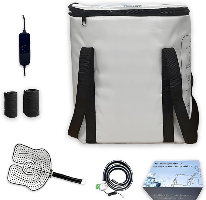 Cold Therapy Machine with Programmable Timer,Cold Compress Machine, Shoulder ice Pack for Portable Water-Cooled, Knee Joint Ice Therapy Machine, Cold Therapy Machine for Relieving Body Pain