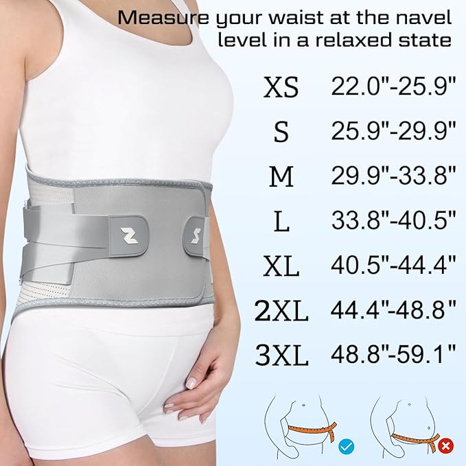 NEENCA Back Brace for Lower Back Pain Relief with Bionic Support System, Lumbar Support Belt for Women&Men with Lumbar Pad, Soft Breathable 3D Knit Fabric for Herniated Disc, Sciatica, Scoliosis...