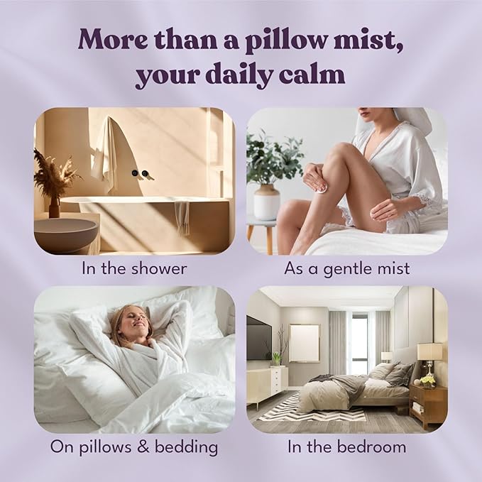 Lavender Pillow Spray for Sleeping – Aromatherapy Sleep Mist & Natural Bedtime Linen & Room Spray – Vegan, Non-Toxic, Travel-Friendly – Sweetzzz by Elitif
