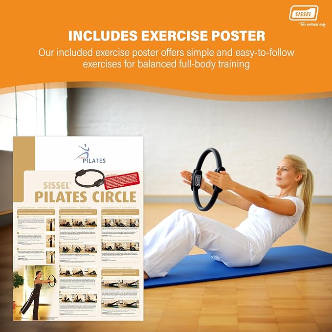 Sissel Core Trainer Pilates Circle Training incl. Exercise Poster