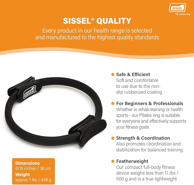 Sissel Core Trainer Pilates Circle Training incl. Exercise Poster