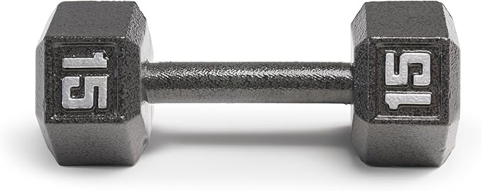 Marcy Cast Iron Hex Dumbbells Collection - Available size from 3-lb to 100-lb, SOLD INDIVIDUALLY