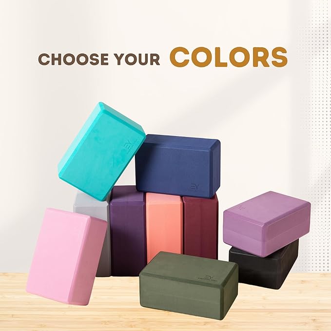 ๐๐๐ฒ๐ฟ๐๐ฑ๐ฎ๐ ๐ฌ๐ผ๐ด๐ฎ Foam Block with Soft Non-Slip Surface for Stability, Balance, and Deepen Stretches - Ideal for Yoga, Pilates, and Meditation Accessories (Sold Singular)