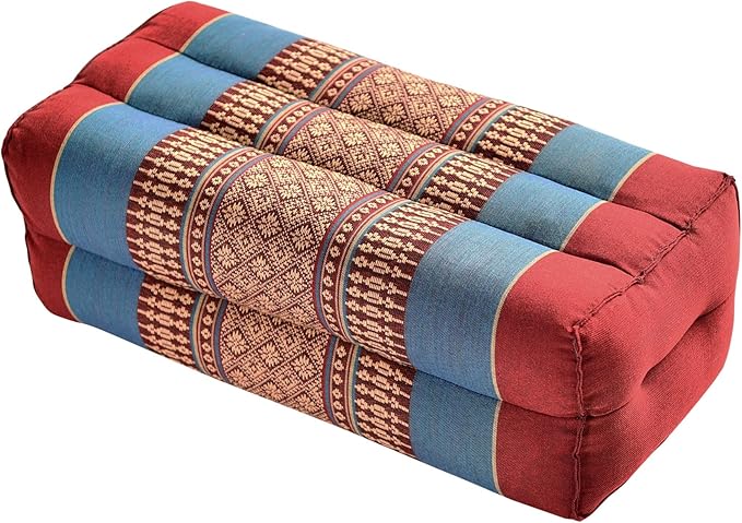 Zafuko Yoga & Meditation Cushion - Organic Water-Resistant Kapok Filling, Meditation Cushion, Soft Yoga Prop