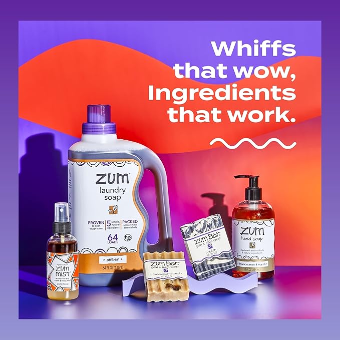 Indigo Wild Zum Mist Room & Body Spray - Aromatherapy Essential Oil Spray - Natural Body Mist & Room Spray - Lavender-Lemon Scent - 4 fl oz (2 Pack)