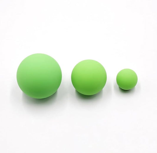 Fascia Massage Ball Set (2.48" + 1.97" + 1.18") for Muscle Relief,Yoga Deep Relaxation,Trigger Point & Active Therapy,Targeted Therapy for Full Body(3 Pieces)