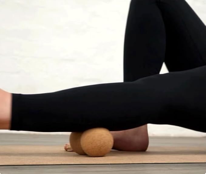 Massage Muscle Peanut Balls/High Density Natural Eco-Friendly/Foam Roller for Physical Therapy/NO Foam-Roller Yoga & Travel Friendly(2 + 3 Inch Peanut)