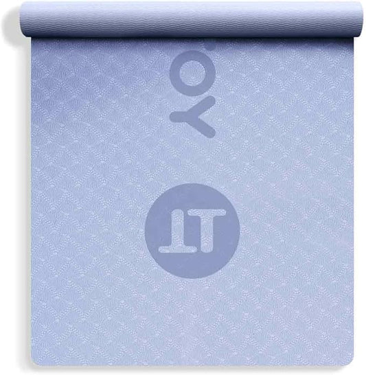 YOTTOY Yoga Mat, 72"x 32"x1/3" Extra Wide Non-Slip Exercise Fitness Yoga Mats,Eco-Friendly TPE Exercise Mats for Women Men Home Workout with Strap Bag