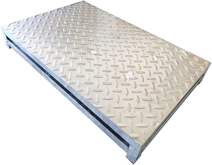 One Step Stool Platform, Stainless Steel Outdoor Steps, Step Platform, Porch Step, for Bed, Stair, Bathroom, Kitchen, Garden (25'' L X 16'' W X 3.5'' H)