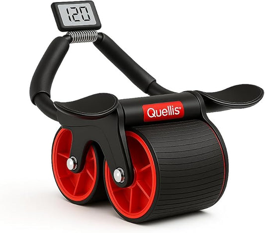 AB Roller for Men & Women – Core Strength Training Wheel Set with Elbow Support & 2 Knee Pads – Abdominal Exercise Roller for Core Stability, Belly Fat Reduction, and Total Body Workout Equipment