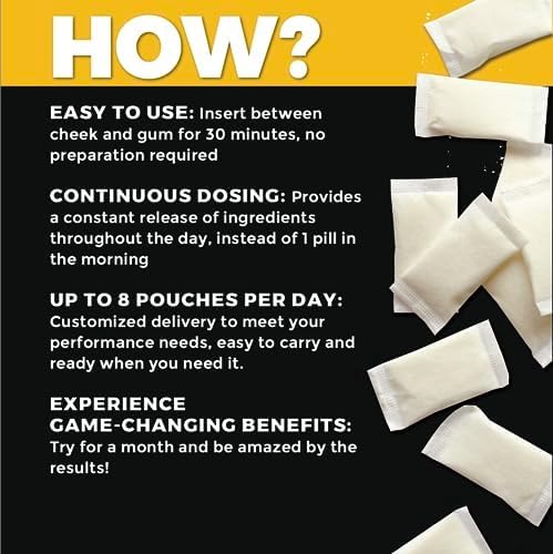 Fully Loaded Alpha Fuel Nootropic Pouches (Coconut Banana Fuel) - Nootropic Energy Pouches with Caffeine, Alpha GPC, Tyrosine, Taurine, Guarana and More