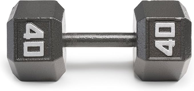 Marcy Cast Iron Hex Dumbbells Collection - Available size from 3-lb to 100-lb, SOLD INDIVIDUALLY