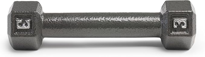 Marcy Cast Iron Hex Dumbbells Collection - Available size from 3-lb to 100-lb, SOLD INDIVIDUALLY