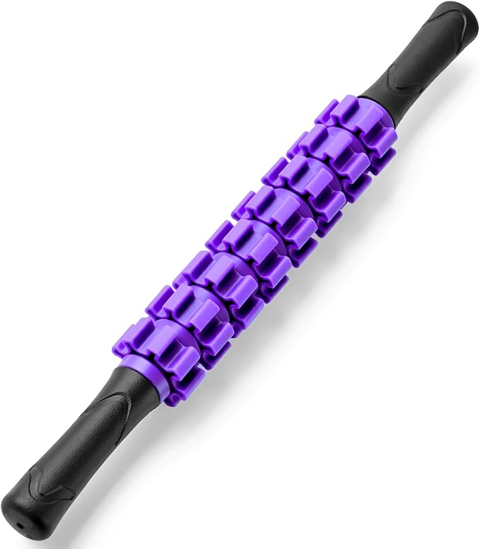 Muscle Roller Stick, Muscle Roller, Liposuction Massage Roller for Lymphatic Drainage, Massager Stick for Relief Muscle Soreness, Trigger Points, Help Exercise Runner Legs, Back Recovery