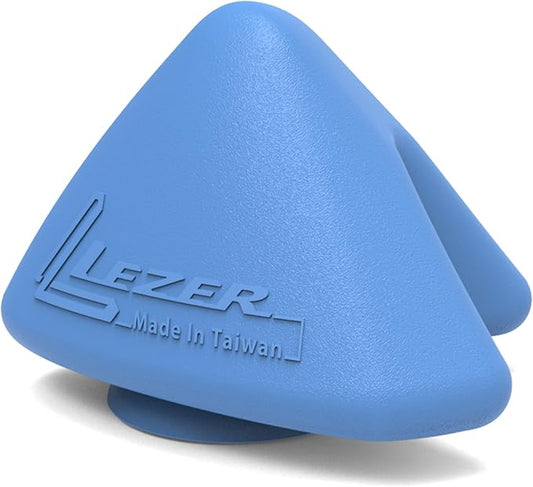 LEZER Large Trigger Massage Point, Manual Massage Ball, Hip Hook, Muscle Knot Release Tool, Deep Tissue Relief, Hip Flexor Iliacus Back Psoas Hand Foot Myofascial Physical Therapy, 3.5 inｘ3 in, Blue