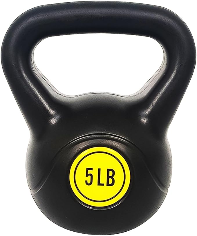 OLIXIS Kettlebell Set, Wide Grip Kettlebell Exercise Fitness Weight Set for Home Gym, Strength Training
