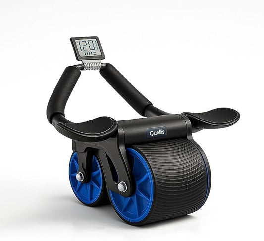 AB Roller for Men & Women – Core Strength Training Wheel Set with Elbow Support & 2 Knee Pads – Abdominal Exercise Roller for Core Stability, Belly Fat Reduction, and Total Body Workout Equipment