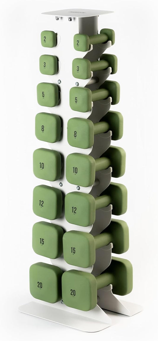 WeGym SafeGrip Dumbbells, Anti-Slip, Anti-Roll, Thick Handles, Free Weights, Square Dumbbells for Secure Workouts at Home, Weightlifting, and Personal Training