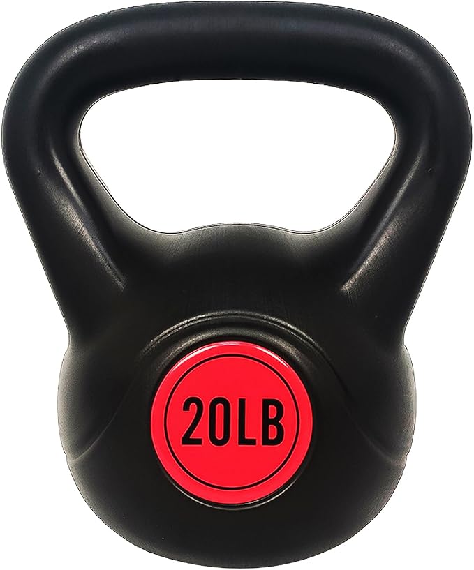 OLIXIS Kettlebell Set, Wide Grip Kettlebell Exercise Fitness Weight Set for Home Gym, Strength Training