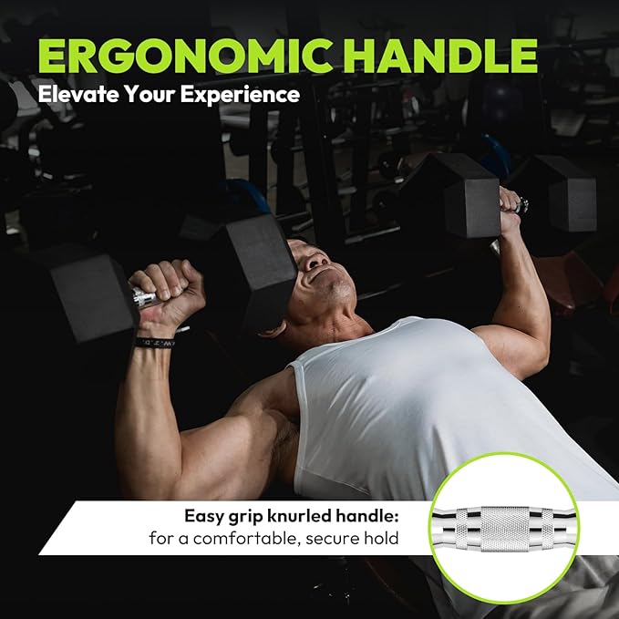 Hex Dumbbell 45-480 lb Set, Rubber Encased Exercise & Fitness Dumbbells for Home Gym, Hand Weights for Strength Training