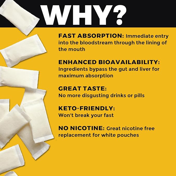 Fully Loaded Alpha Fuel Nootropic Pouches (Coconut Banana Fuel) - Nootropic Energy Pouches with Caffeine, Alpha GPC, Tyrosine, Taurine, Guarana and More