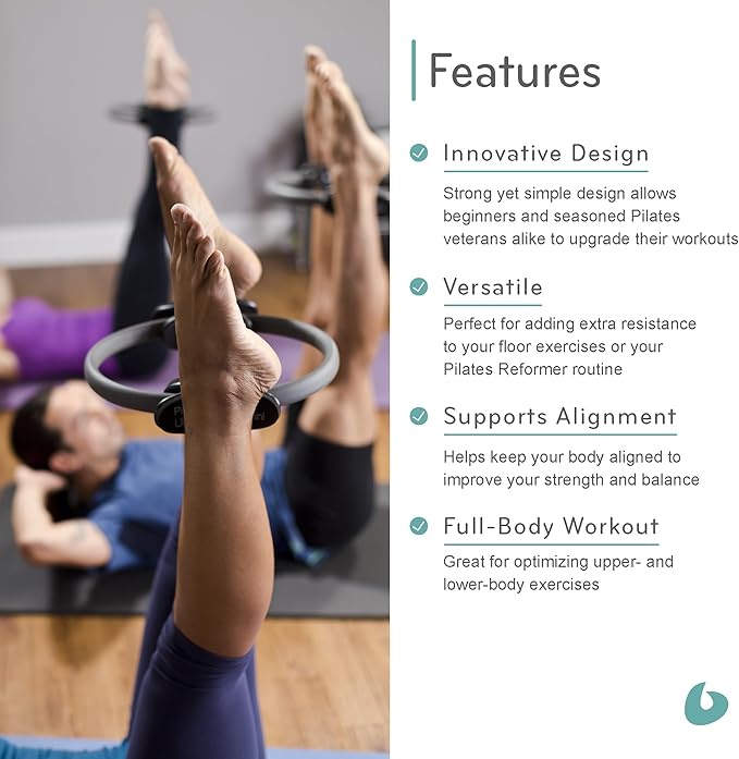 Balanced Body Bundle - Ultra Fit Circle Mini, Ring Guide Book for Pilates at Home
