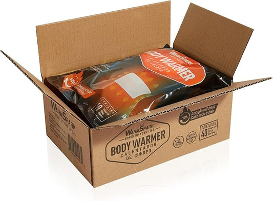 Adhesive Body Warmers Bulk -360/400 Packs- Individual Warmers, Long-Lasting Up to 12 Hours Disposable Handwarmers for Hot Hands Feet Chest Back Legs (360)
