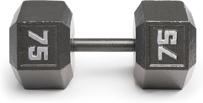 Marcy Cast Iron Hex Dumbbells Collection - Available size from 3-lb to 100-lb, SOLD INDIVIDUALLY