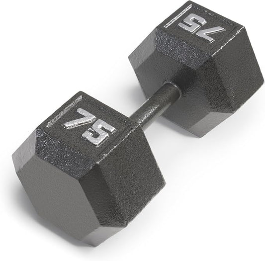 Marcy Cast Iron Hex Dumbbells Collection - Available size from 3-lb to 100-lb, SOLD INDIVIDUALLY