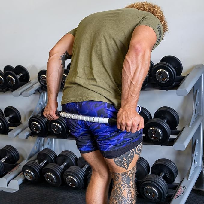 Nine 4 Nine Massage Stick - A Handheld Spindle Massage Stick - Full Body Muscle Recovery & Myofascial Release (24" Massage Pin (Stiff))