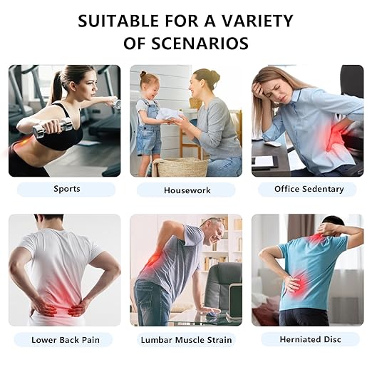 Lumbar Back Brace for Lower Back Pain Men and Women, Adjustable Backbrace with Lumbar Support Brace Pad, Breathable Design Belt Relief From Sciatica, Herniated Disc, Scoliosis, Size L