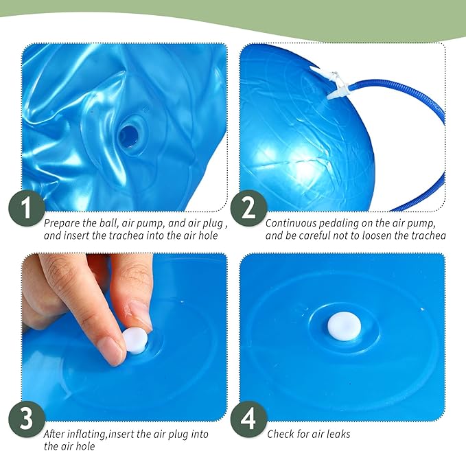 Hungdao 6 Pack Exercise Ball Bulk Inflatable Pregnancy & Workout Ball 22 Inch Heavy Duty Pilates Ball for Yoga Stretching Therapy Balance Physical Fitness