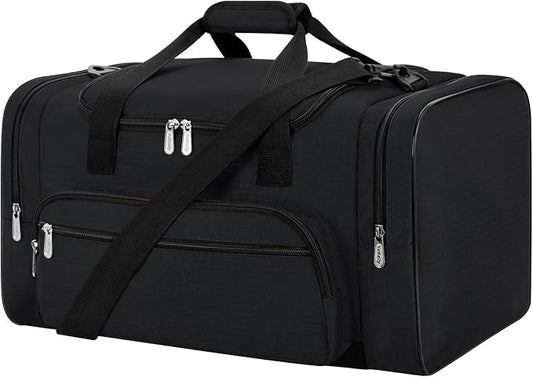 Gym Bag 22 inch Sport Duffle Bag for Men - 55L Weekender Duffel Bag for Travel - Black
