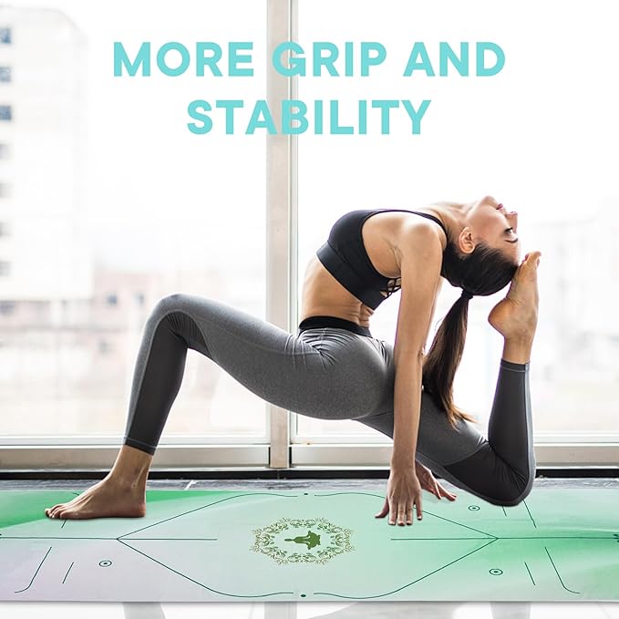 Yoga Towels, Non Slip Hot Yoga Mat Towel with Grip Dots,Super-Absorbent Soft Microfiber Yoga Blanket for Pilates, Fitness and Workout 72inch x 24inch
