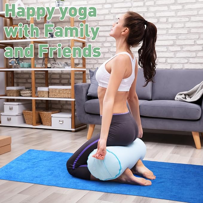 Breling 6 Pcs Hot Yoga Towels Bulk Non Slip Microfiber Anti Slip Absorbent Multicolor Wicking Pilates Yoga Mat Towel for Women Men Pilates, 27" x 72" (Stylish)