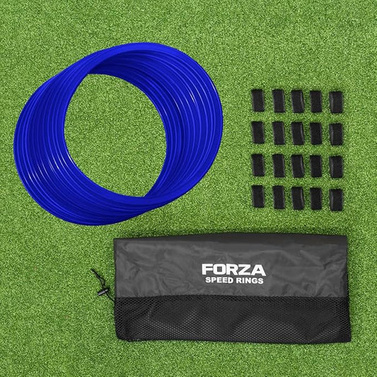 FORZA Agility Rings [12 Pack] | Speed & Agility Training Equipment for Athletes - Available in 10 Colors