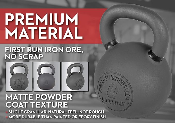Lifeline Strength Training Kettlebell Weight for Home Gym