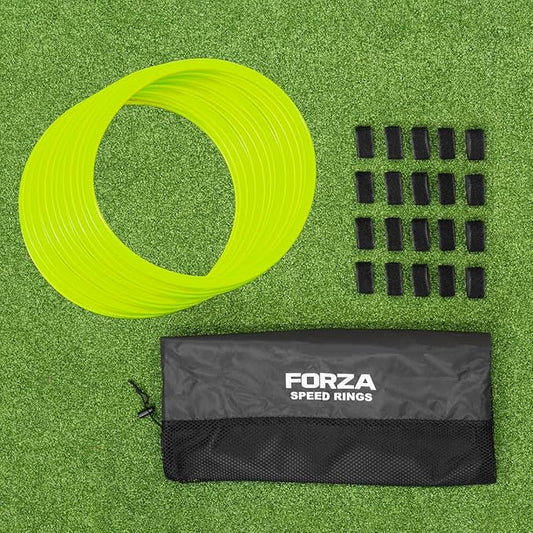 FORZA Agility Rings [12 Pack] | Speed & Agility Training Equipment for Athletes - Available in 10 Colors