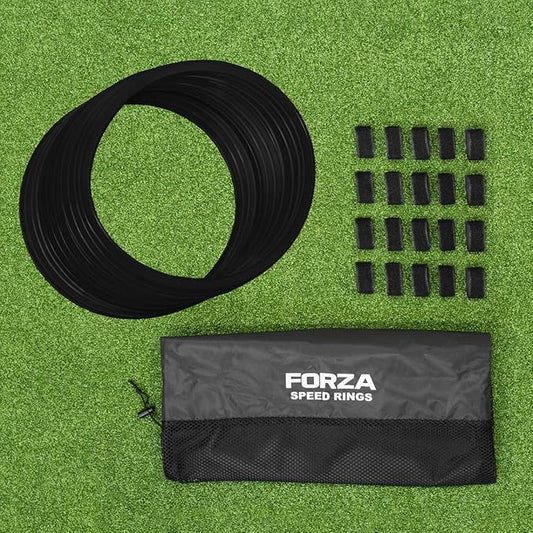 FORZA Agility Rings [12 Pack] | Speed & Agility Training Equipment for Athletes - Available in 10 Colors