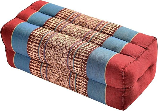 Zafuko Yoga & Meditation Cushion - Organic Water-Resistant Kapok Filling, Meditation Cushion, Soft Yoga Prop