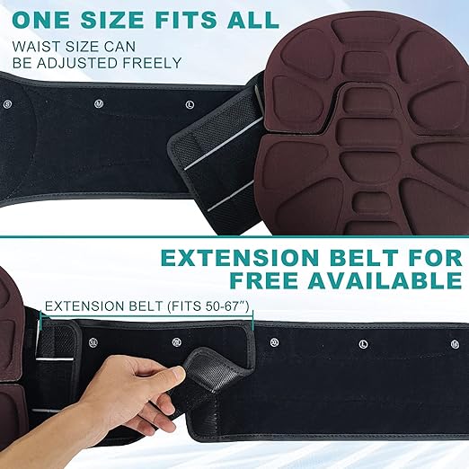 LSO Spine Decompression Support-Entire ARC Back Brace for Women & Men,3D PAD Plus Lumbosacral Corset Belt with Adjustable Pulley System Decompression Back Support for Sciatica,Herniated Discs
