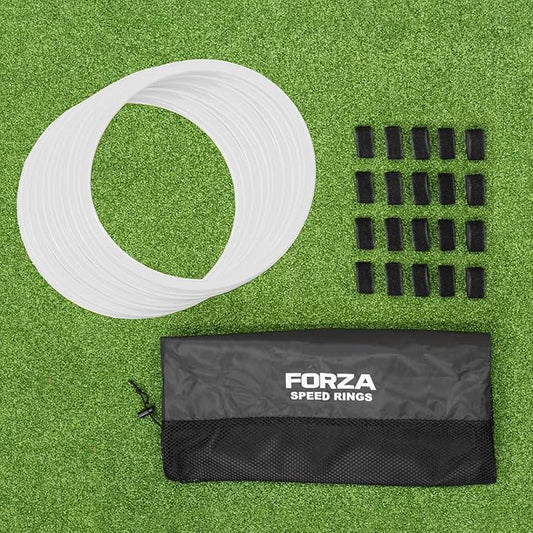 FORZA Agility Rings [12 Pack] | Speed & Agility Training Equipment for Athletes - Available in 10 Colors