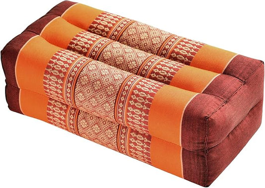 Zafuko Yoga & Meditation Cushion - Organic Water-Resistant Kapok Filling, Meditation Cushion, Soft Yoga Prop